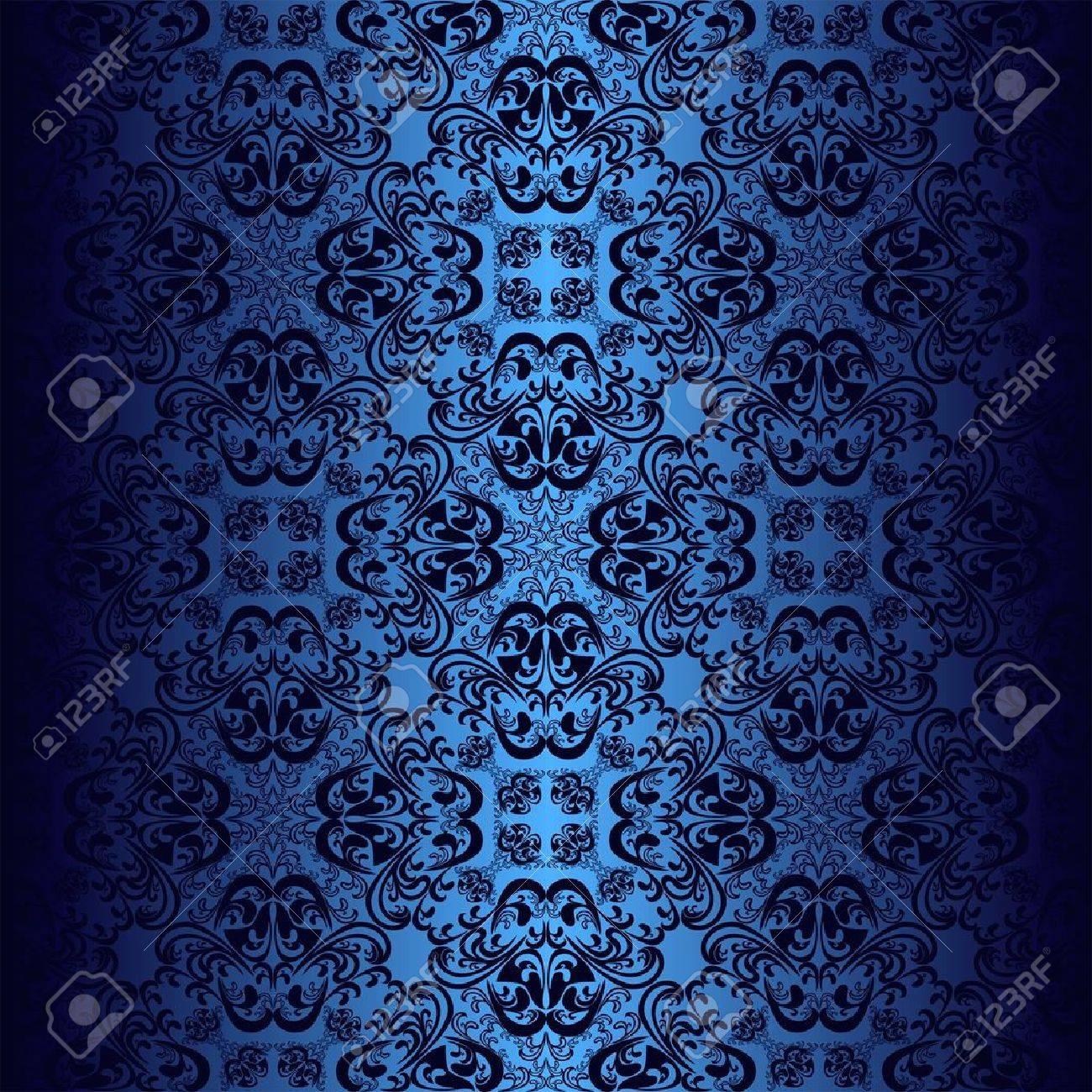 Seamless dark blue wallpaper. - 16662168 Seamless dark blue wallpaper. - 16662168