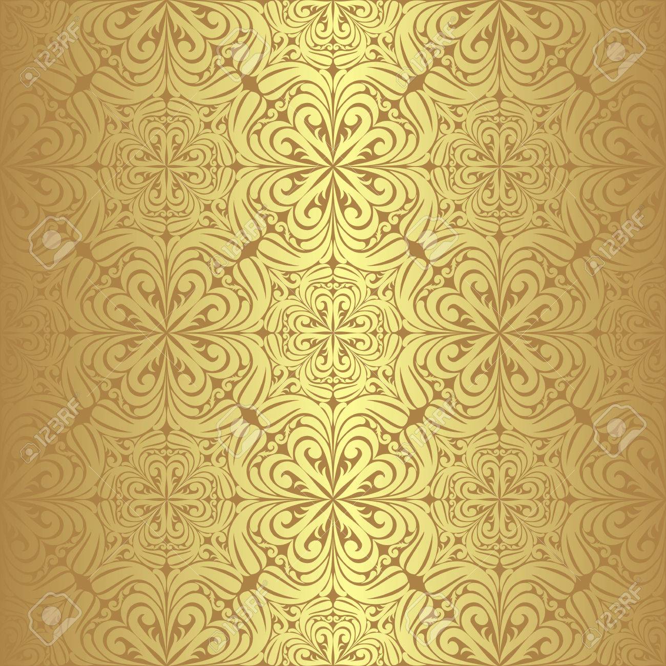 黄金の高級シームレスな壁紙 のイラスト素材 ベクタ Image