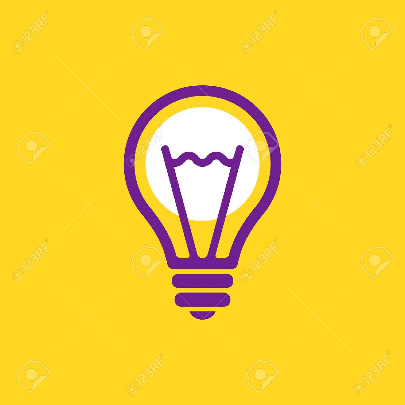 Light bulb logo. Icon design. Template elements - 152109895 Light bulb logo. Icon design. Template elements - 152109895