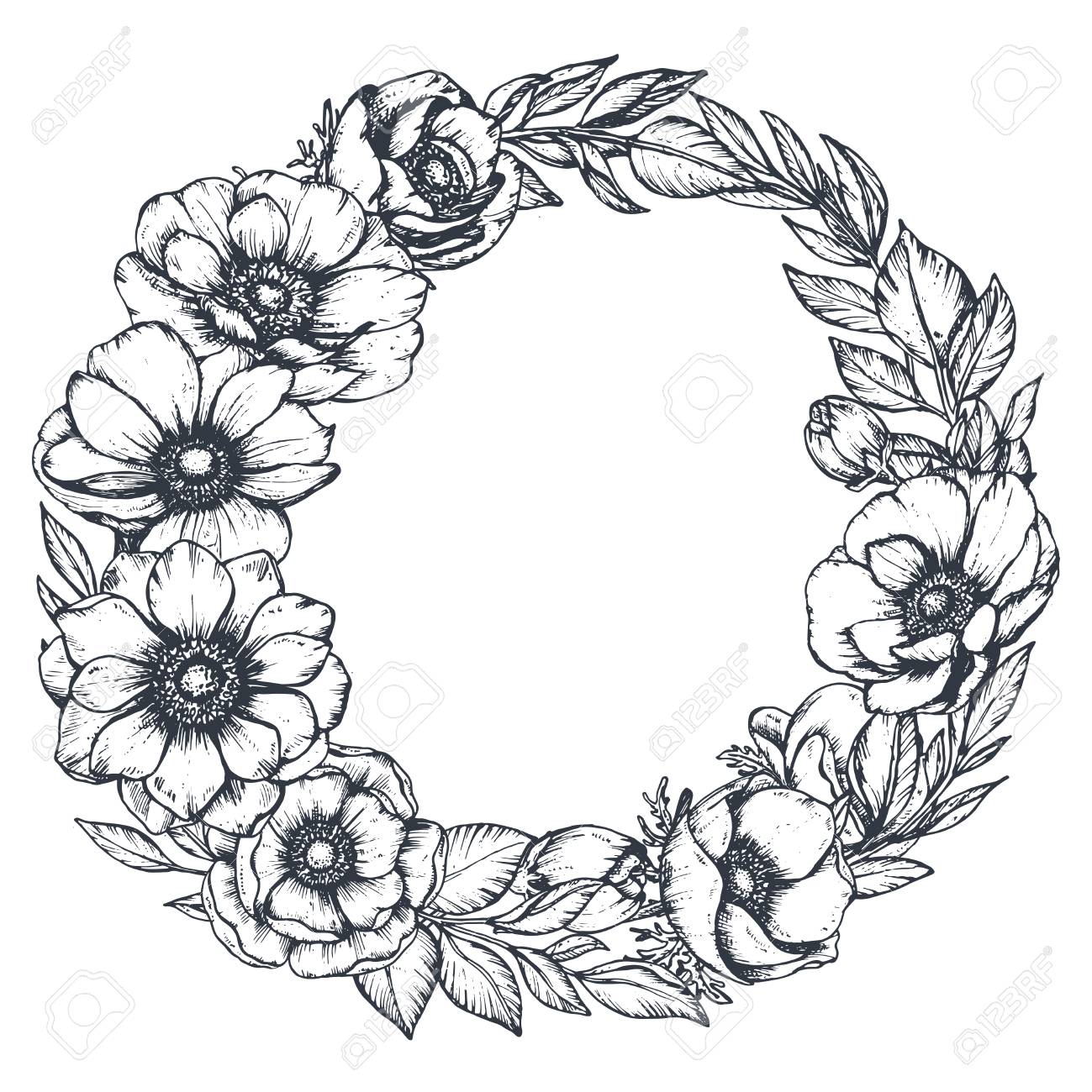 vector black and white