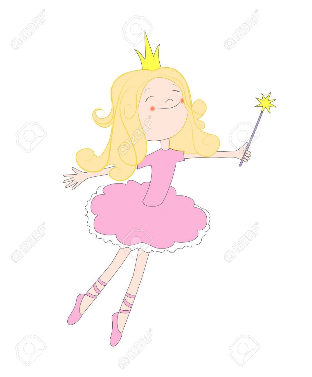 妖精のプリンセスのイラストのイラスト素材 ベクタ Image