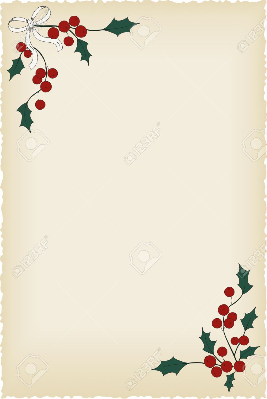 christmas blank vintage background perfect for letters and blank christmas invitation background