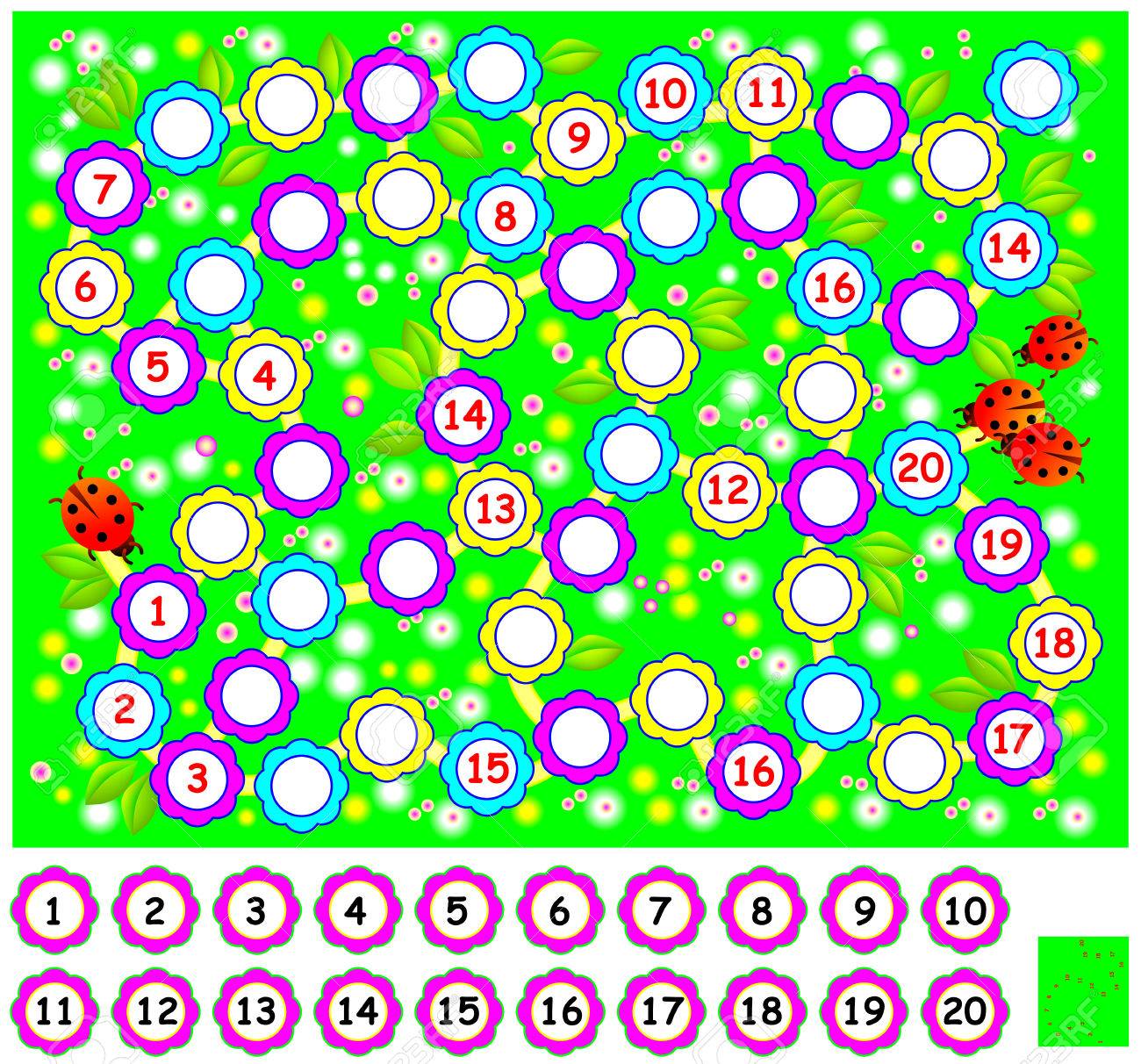 rompecabezas de numeros para niños