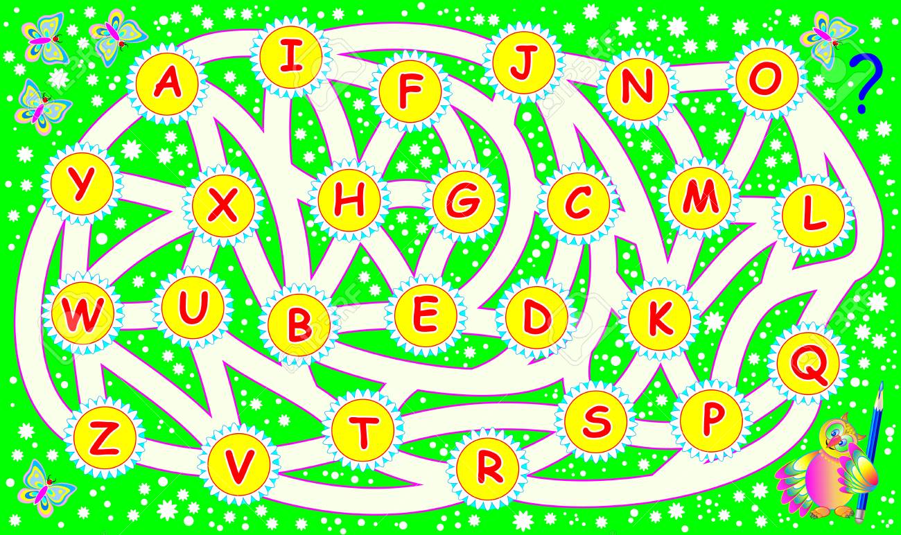 alphabet puzzle game