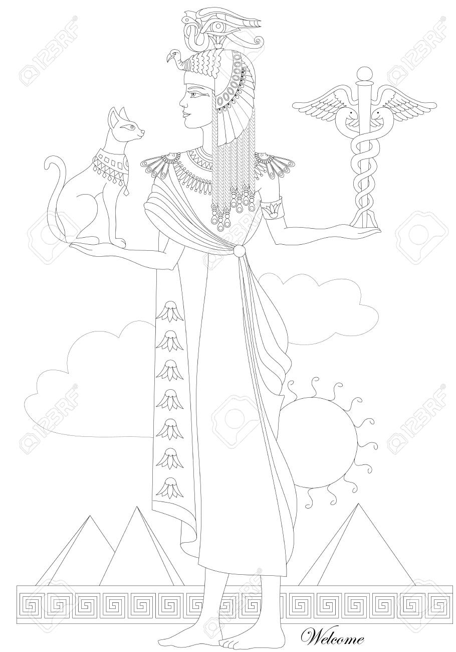 Download Black And White Page For Coloring Book Fantasy Drawing Of Beautiful Royalty Free Cliparts Vectors And Stock Illustration Image 116441146