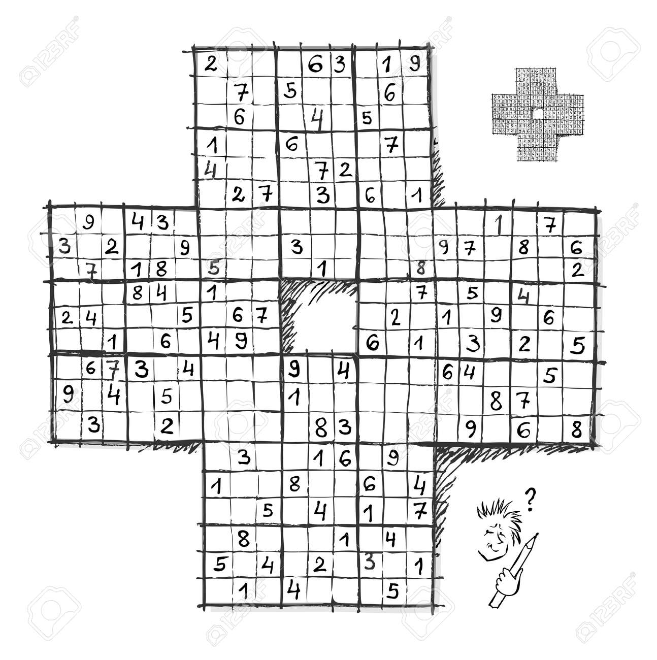logic-sudoku-game-for-children-and-adults-big-size-puzzle-with-4-squares-difficult-level-printable-page-for-kids-brain-teaser-book-developing-counting-skills-play-online-black-and-white-vector-royalty for Free Printable Number Fill In Puzzles Online Logic Sudoku Game For Children And Adults. Big Size Puzzle With 4 Squares, Difficult Level. Printable Page For Kids Brain Teaser Book. Developing Counting Skills. Play Online. Black And White Vector. Royalty for Free Printable Number Fill In Puzzles Online