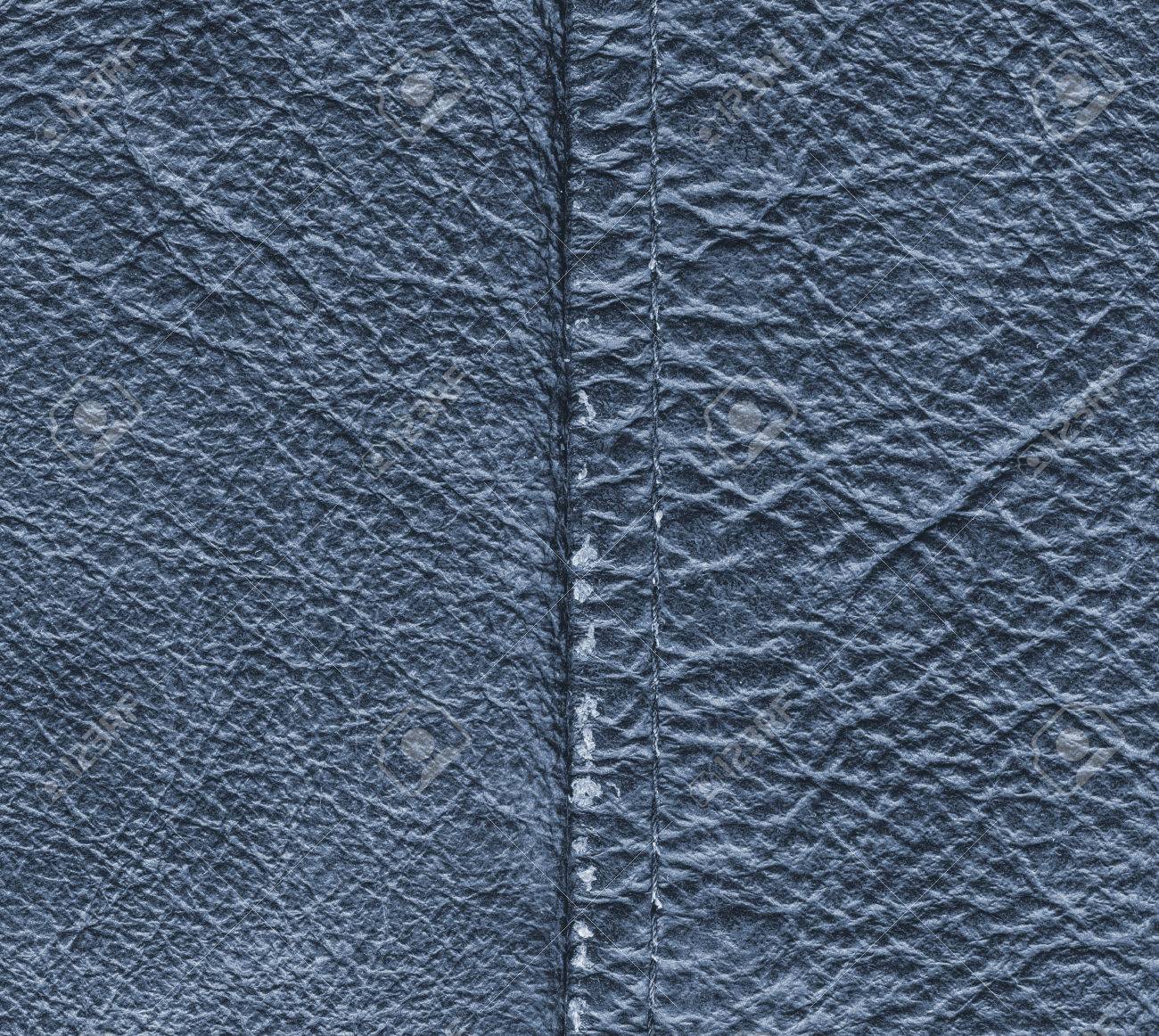 Worn Blue Leather Texture, Stitch. Stock Photo, Picture and Royalty Free  Image. Image 24843495., image size:1300x1162
