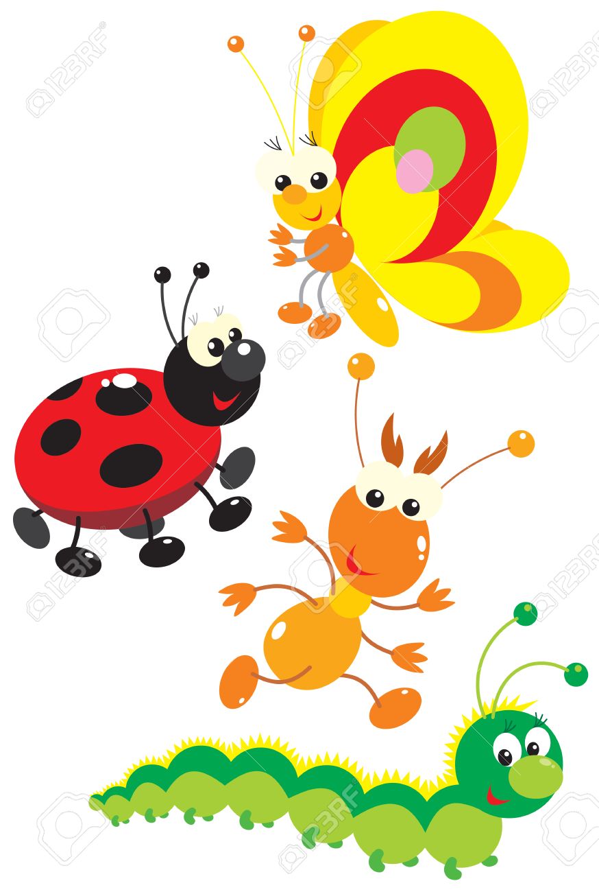 Butterfly, Termite, Ladybug And Caterpillar Royalty Free SVG, Cliparts,  Vectors, and Stock Illustration. Image 6320578., image size:874x1300