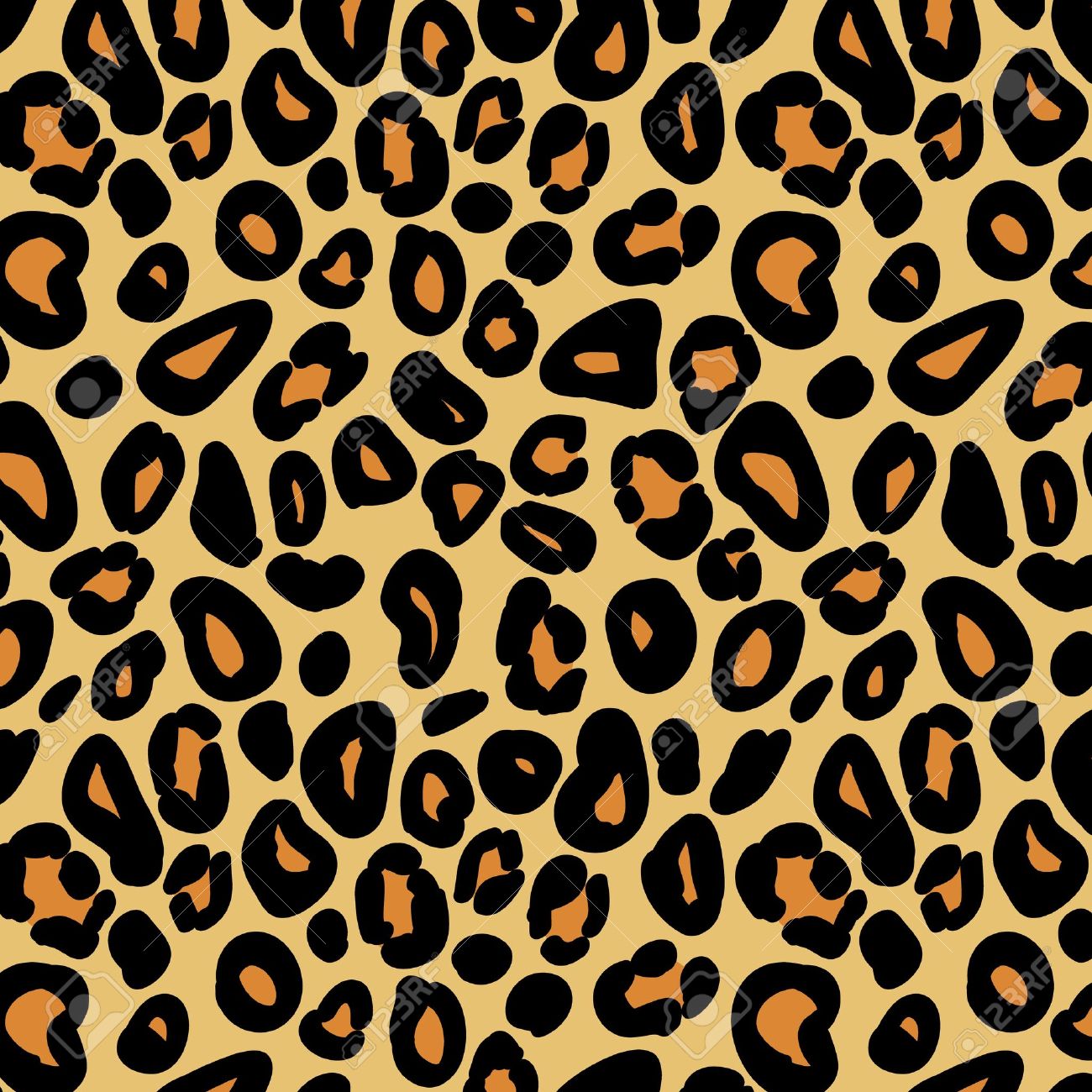 leopard skin seamless pattern
