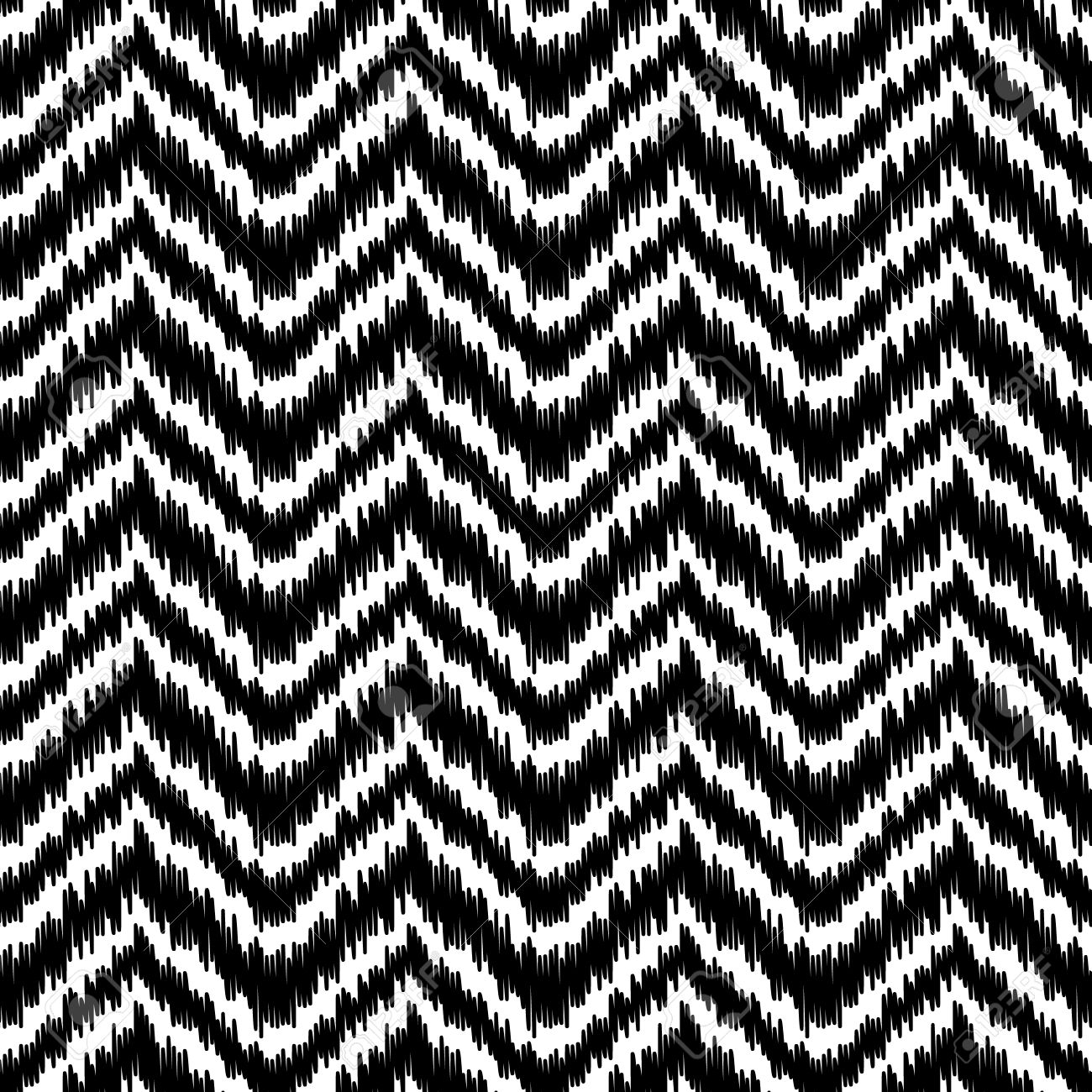 black and white simple ikat middle east traditional silk fabric chevron patterns vector