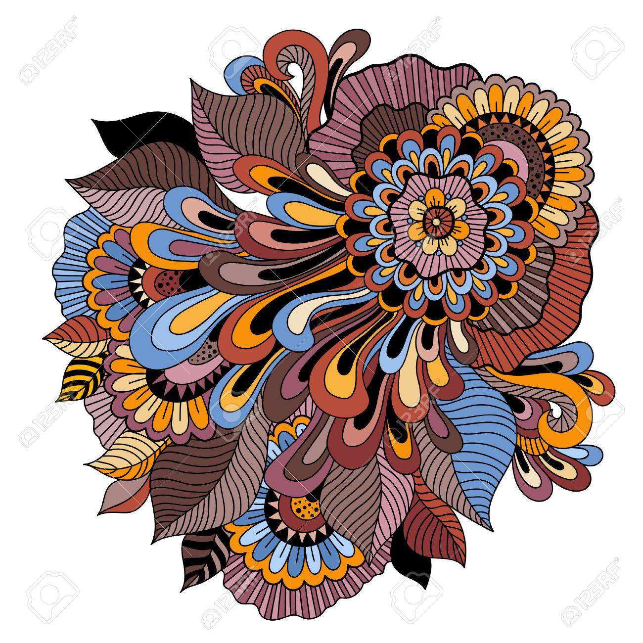 Zentangle color HD wallpapers | Pxfuel, image size:1300x1300