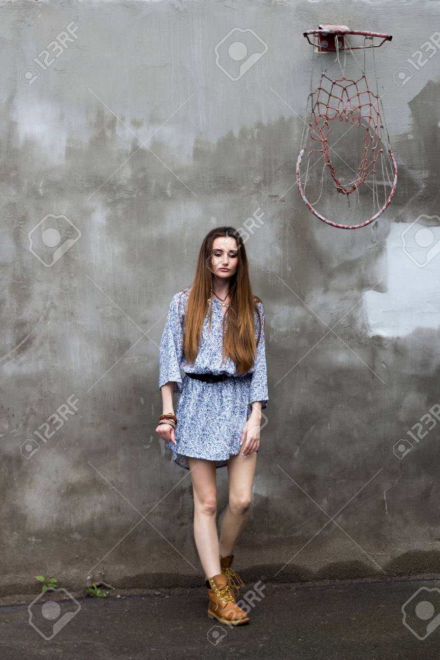 short dress with boots