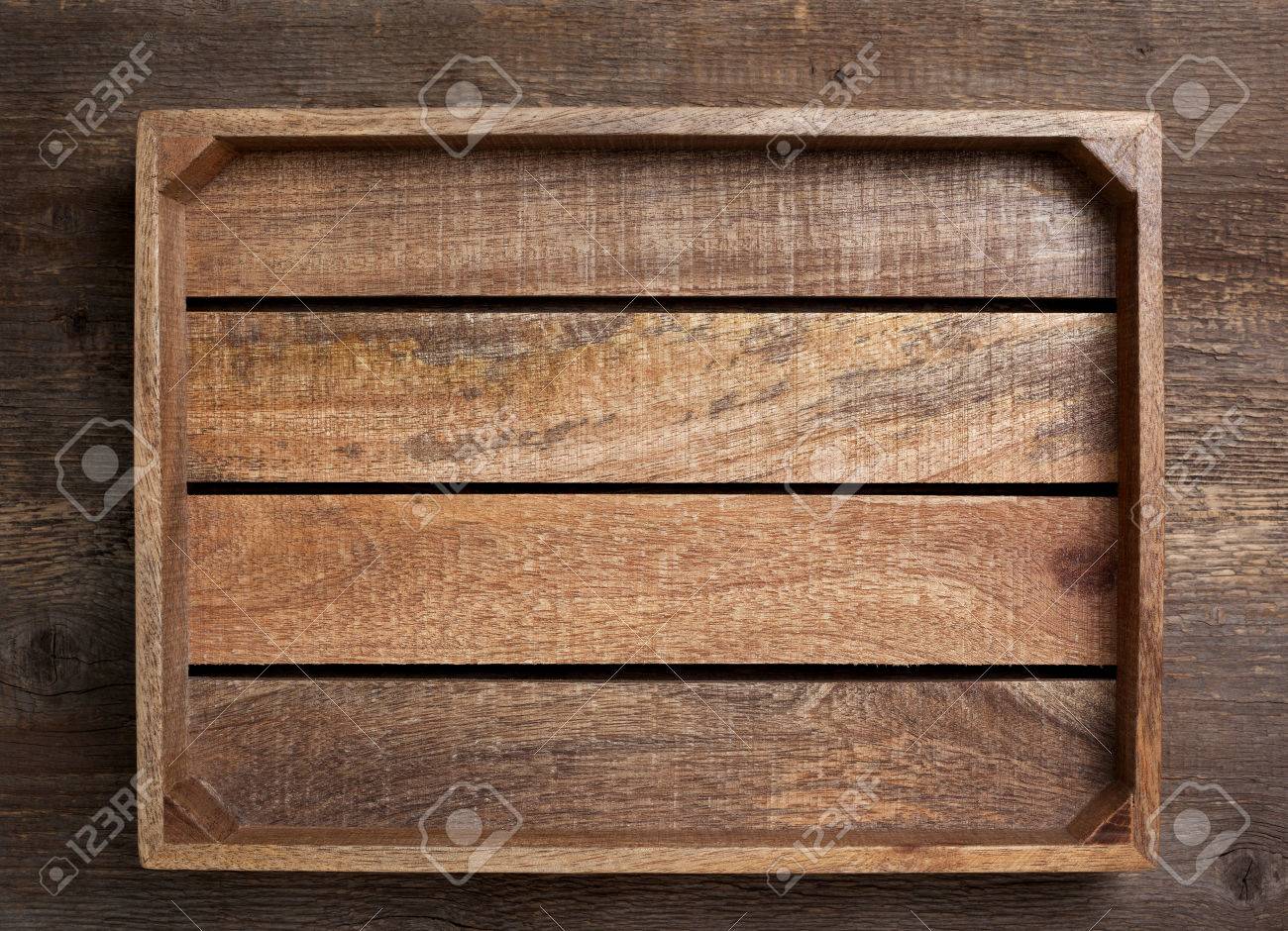 Empty Wooden Box On Old Wooden Background (top View, Dark) Stock Photo,  Picture and Royalty Free Image. Image 69835097., image size:1300x940