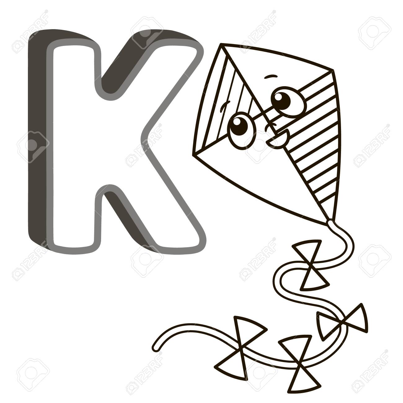 Download Coloring Book Alphabet With Capital Letters Of The English And Royalty Free Cliparts Vectors And Stock Illustration Image 150172599