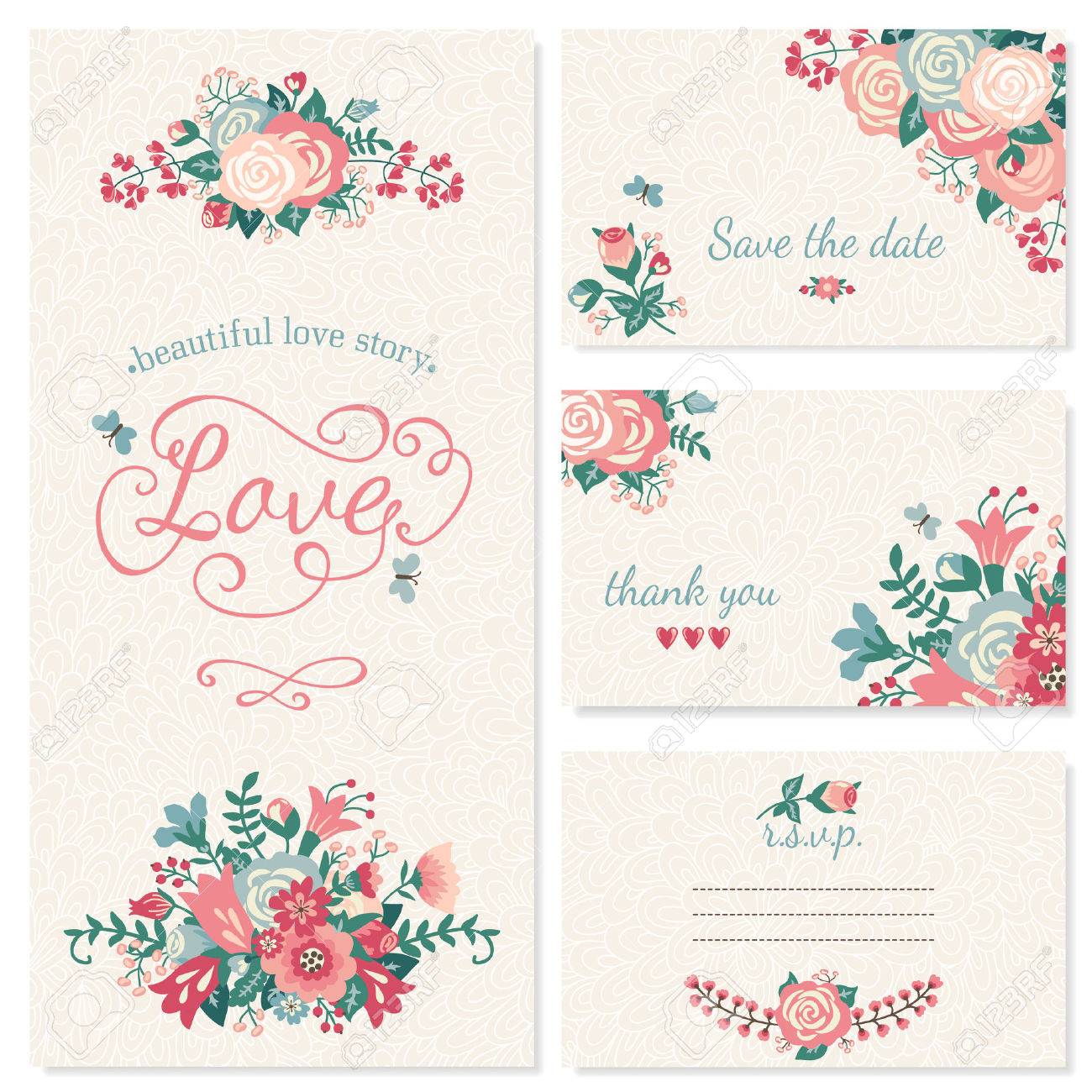 establece la boda hermosa del vintage invitación de la boda