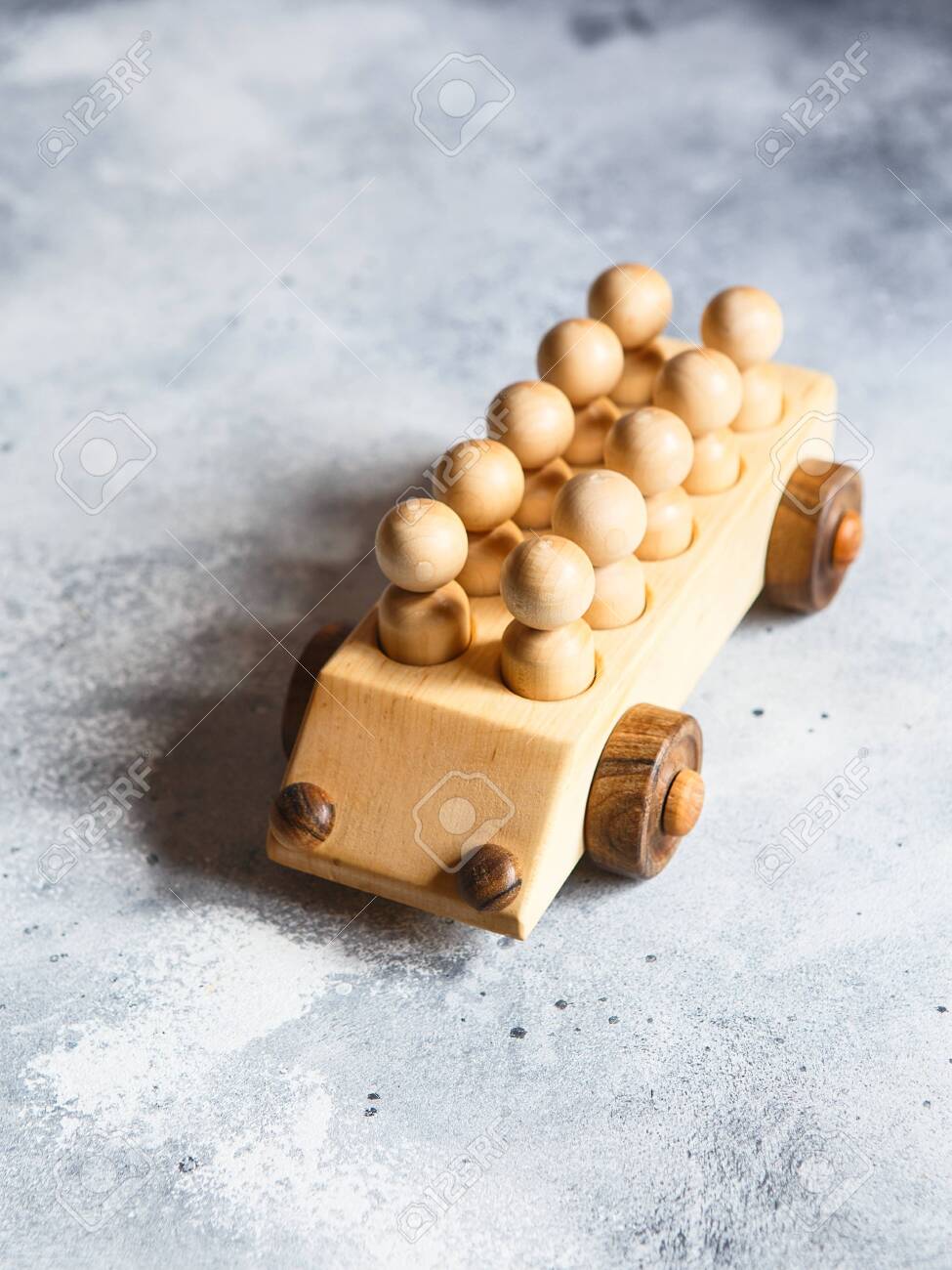 childrens wooden construction set