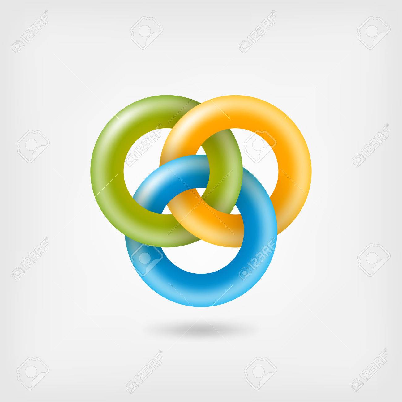 three jelly interlocking rings royalty free cliparts vectors and three interlocking rings