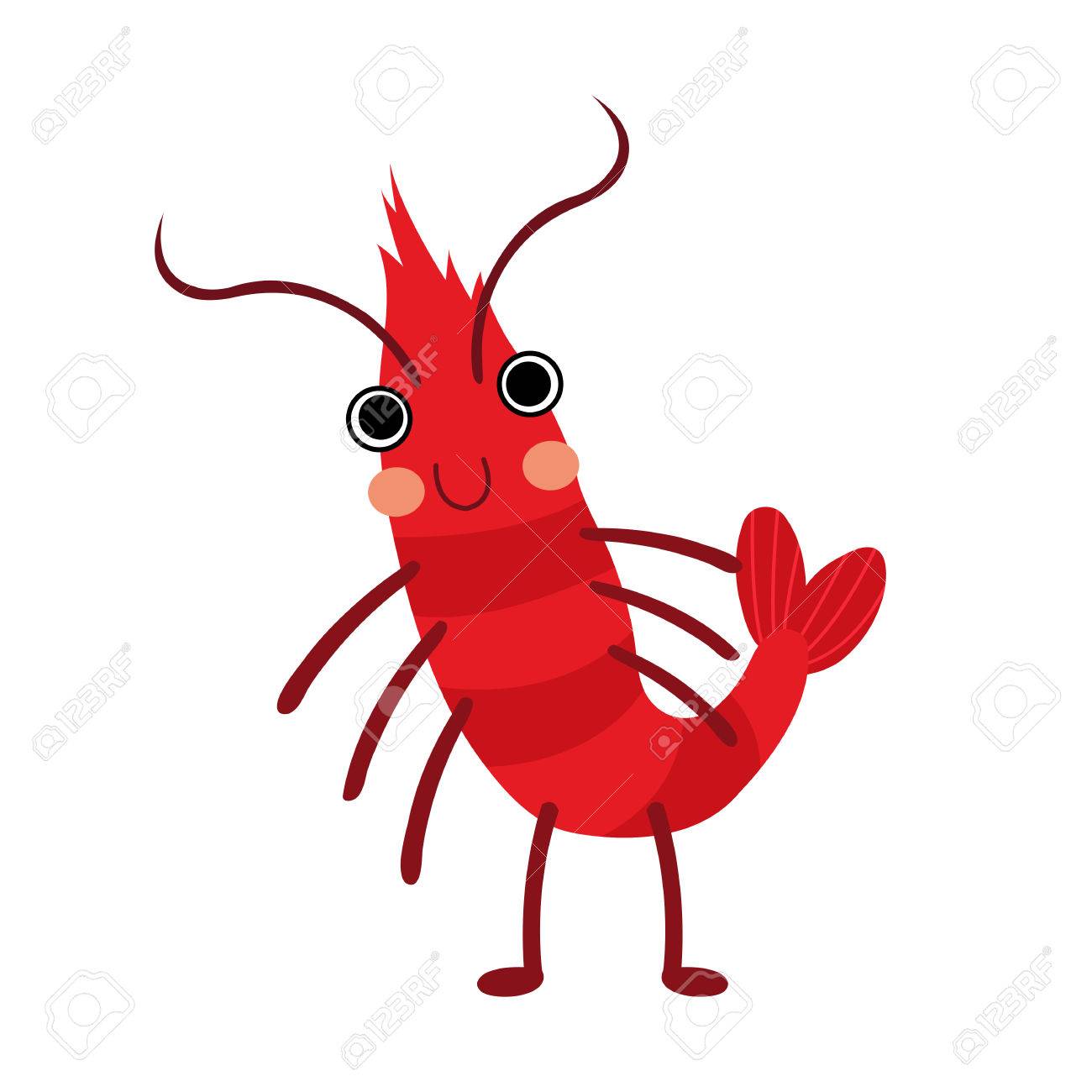 Personnage De Dessin Anime D Animaux De Crevettes Isole Sur Fond Blanc Illustration Clip Art Libres De Droits Vecteurs Et Illustration Image Personnage De Dessin Anime D Animaux De Crevettes Isole Sur Fond Blanc Illustration Clip Art Libres De Droits Vecteurs Et Illustration Image