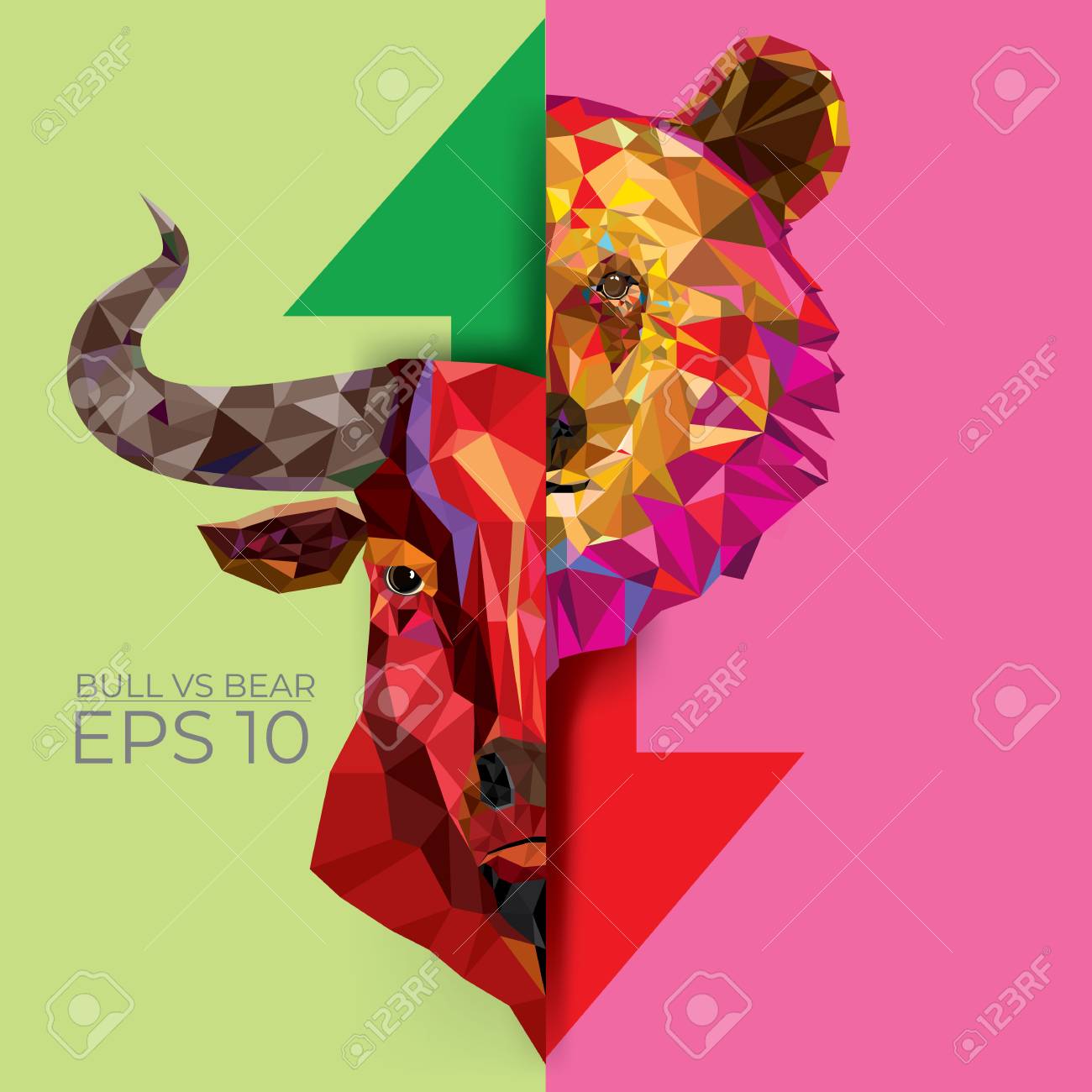 Bull and Bear symbols on stock market vector illustration. vector Forex or commodity charts, on abstract background. The symbol of the the bull and bear - 109759595 Bull and Bear symbols on stock market vector illustration. vector Forex or commodity charts, on abstract background. The symbol of the the bull and bear - 109759595