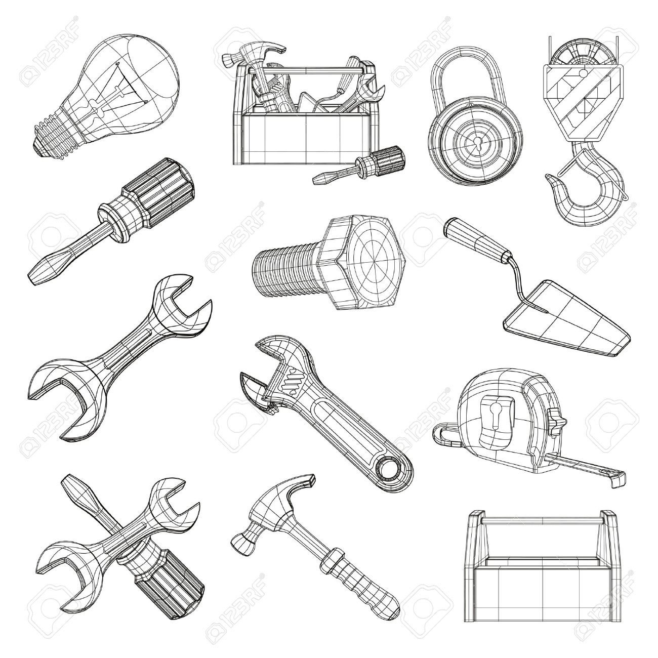 Drawing Tools Royalty-Free Images, Stock Photos & Pictures