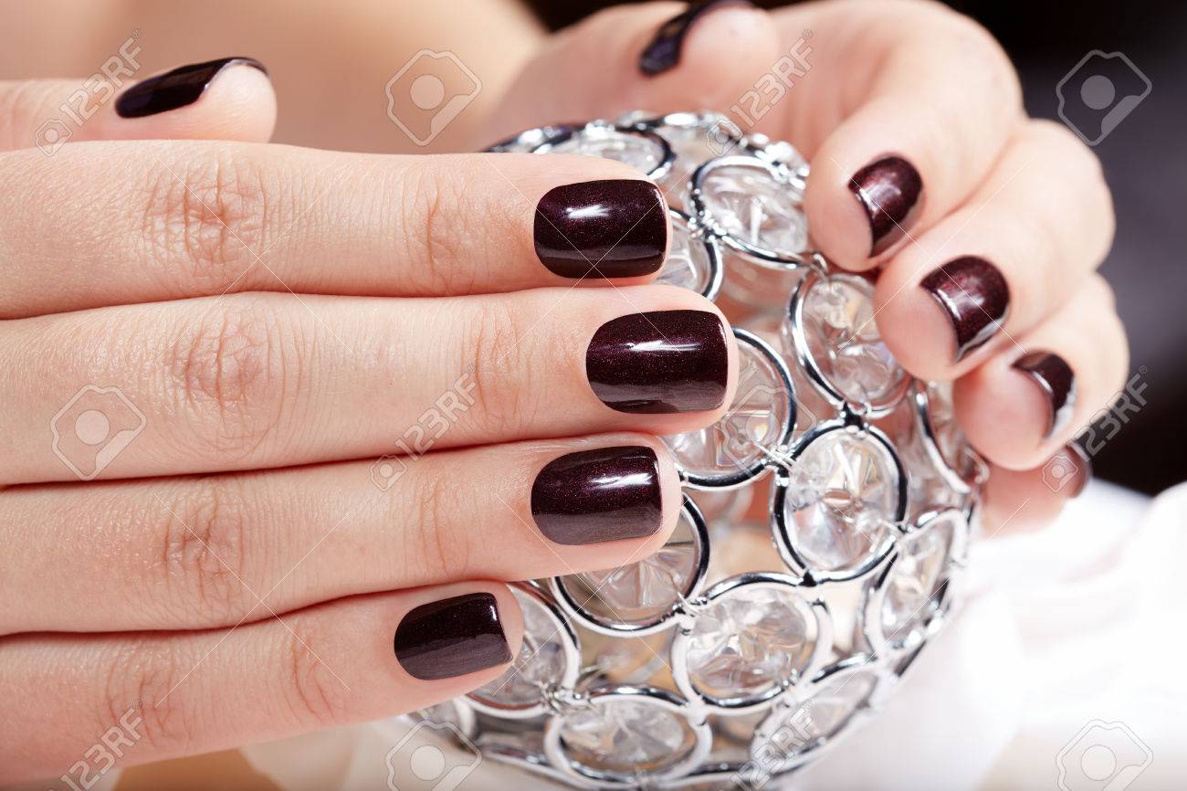 Featured image of post Short Acrylic Nails Dark Purple / Dark purple nails will frosted finished dark purple matte false nails short square head solid color oval frosted fake.