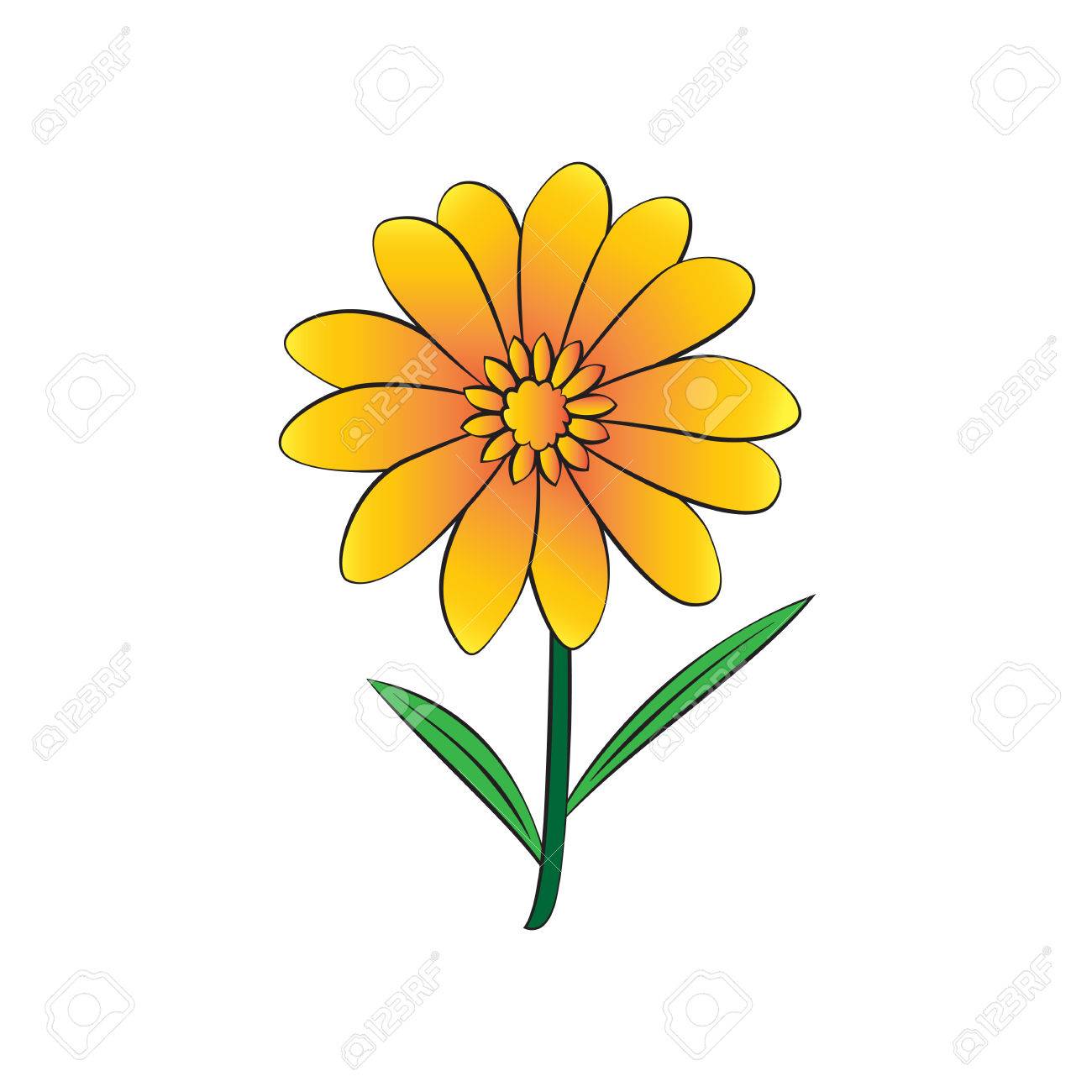 cartoon flower