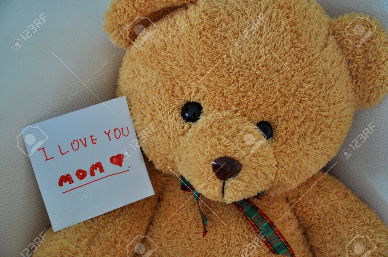 i love you mom teddy bear