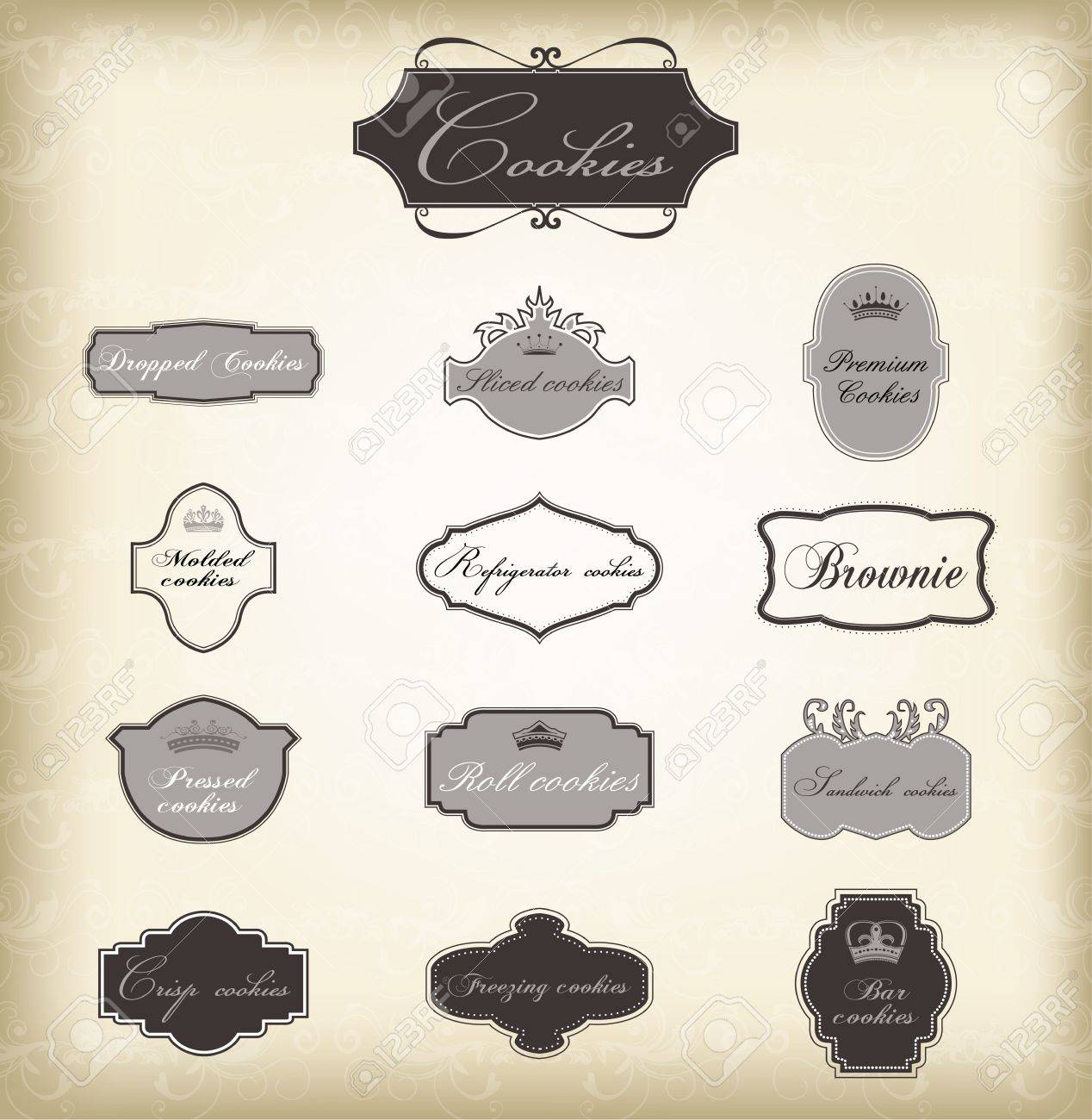 ベクトル ビンテージ フレーム Eps 10 ベクトルのセットです のイラスト素材 ベクタ Image