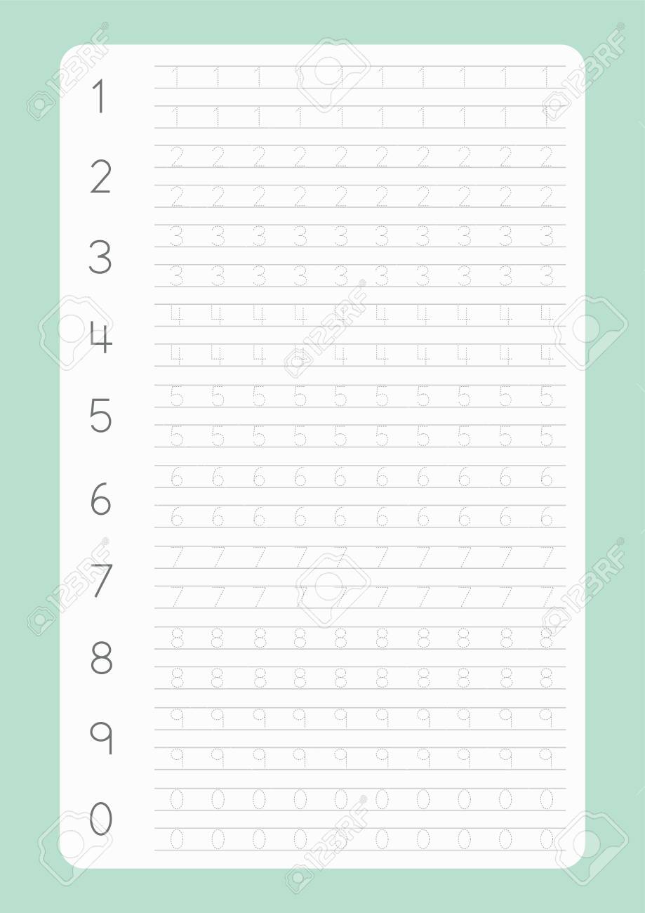 free-handwriting-pages-for-writing-numbers-learning-numbers-numbers-tracing-worksheet-for-kindergarten-vector-royalty-free-svg-cliparts-vectors-and-stock-illustration-image-120405059 for Free Printable Kindergarten Number Writing Worksheets Free Handwriting Pages For Writing Numbers Learning Numbers, Numbers Tracing Worksheet For Kindergarten Vector Royalty Free SVG, Cliparts, Vectors, and Stock Illustration. Image 120405059. for Free Printable Kindergarten Number Writing Worksheets