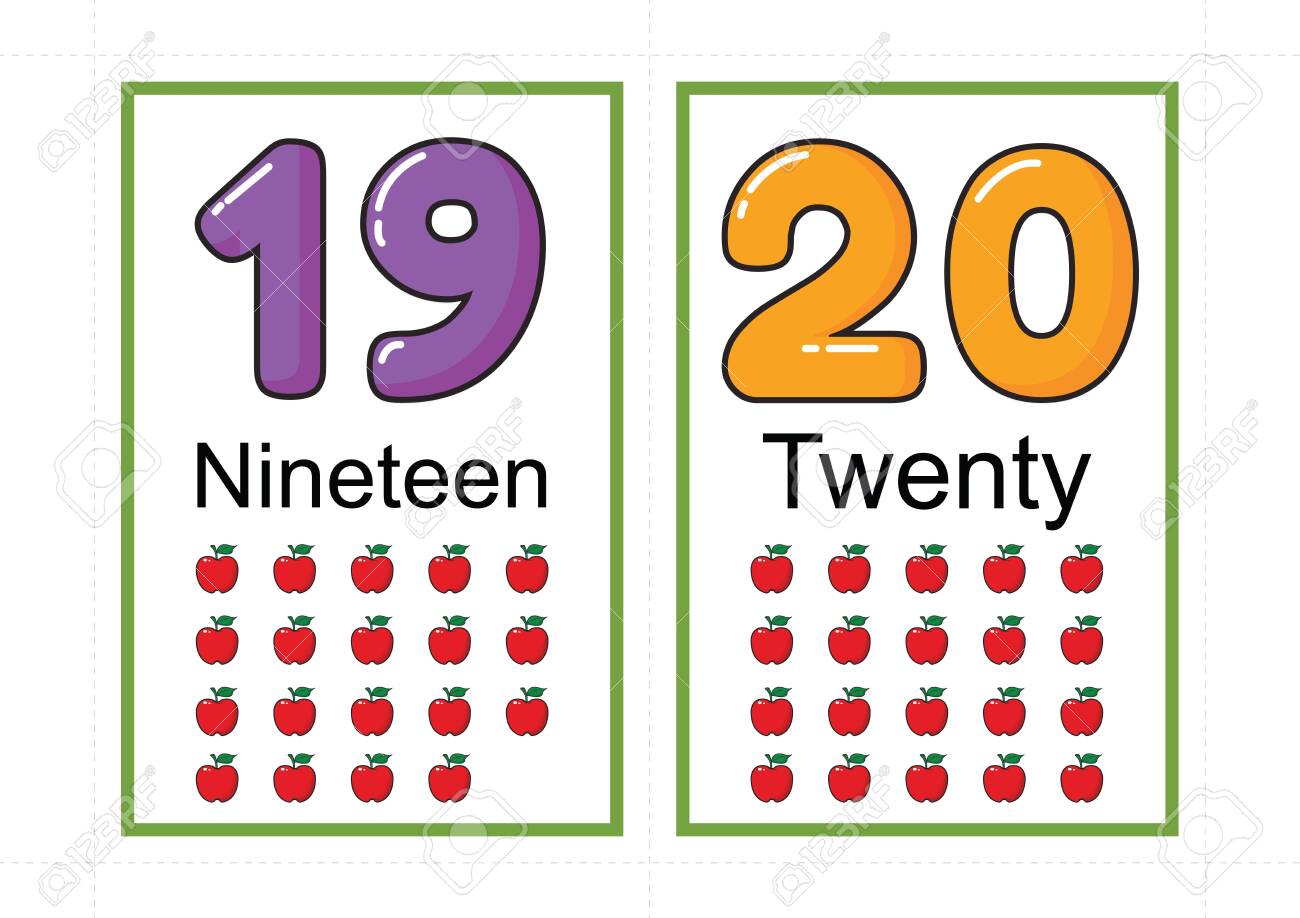 printable number flashcards for teaching number, flashcards number, a4 with dotted line cut - 127190915 printable number flashcards for teaching number, flashcards number, a4 with dotted line cut - 127190915