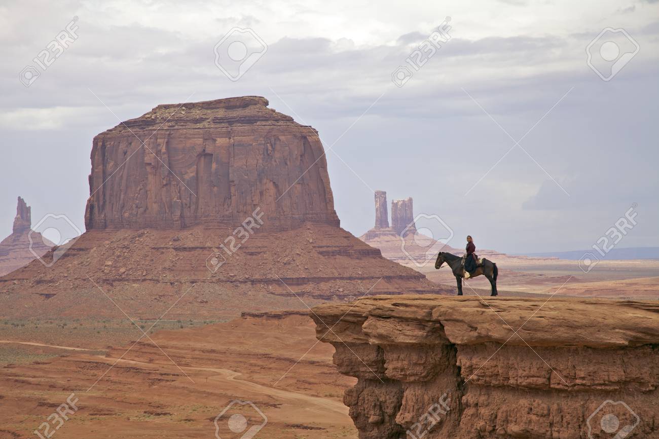 Horseback in Monument Valley - 14431124 Horseback in Monument Valley - 14431124