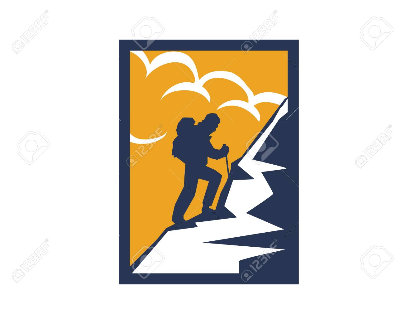 modern outdoor adventure logo