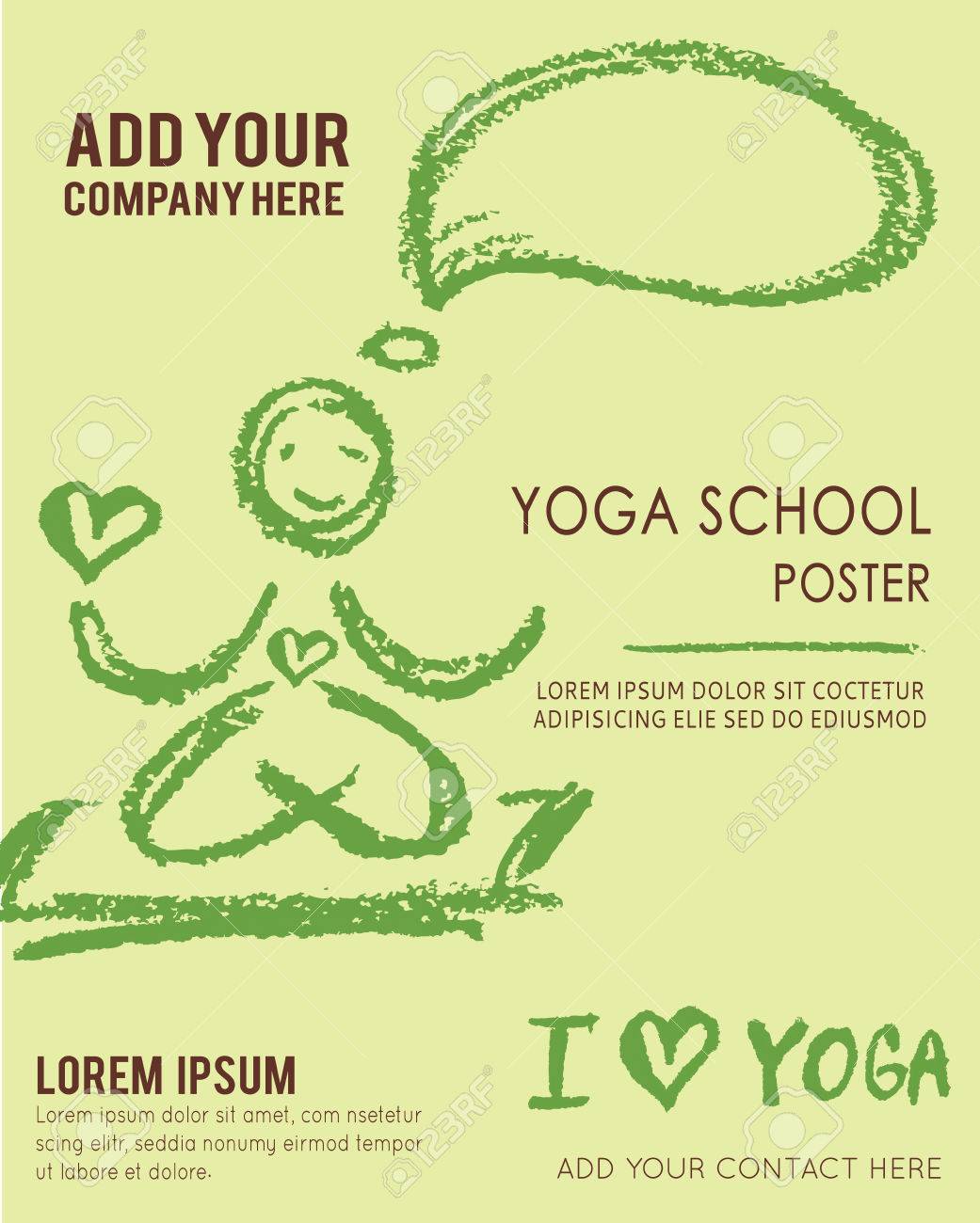 free yoga flyer template free yoga flyer template