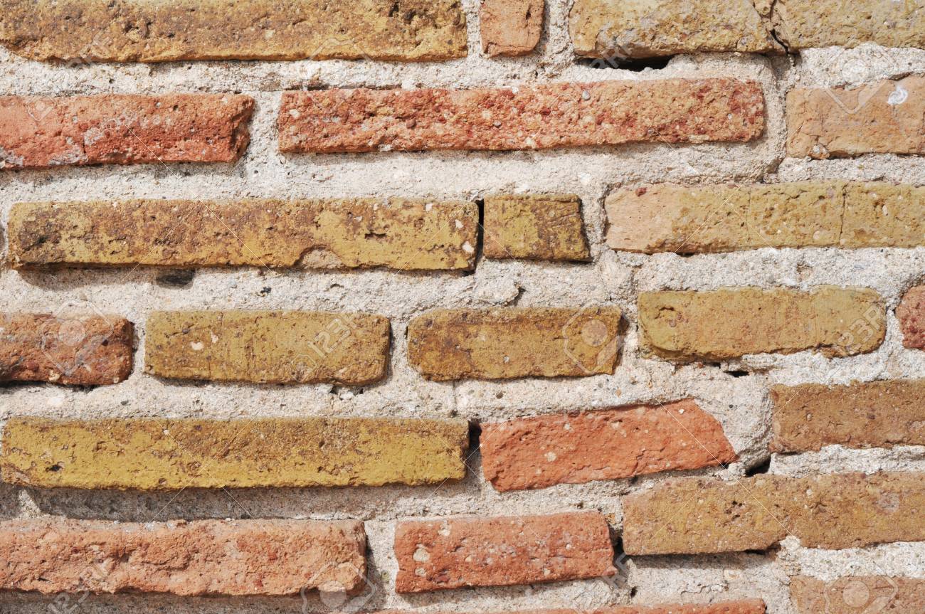 背景 テクスチャの薄いレンガの壁 の写真素材 画像素材 Image