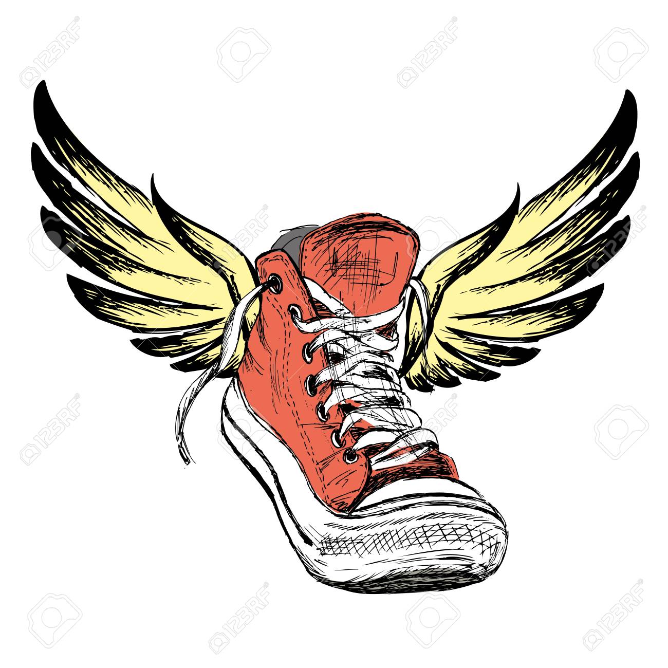 basket avec des ailes