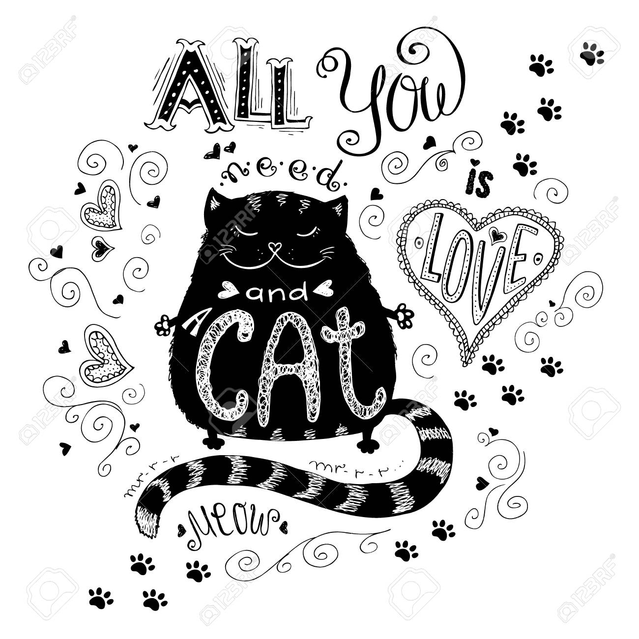 all you need is love and a cat