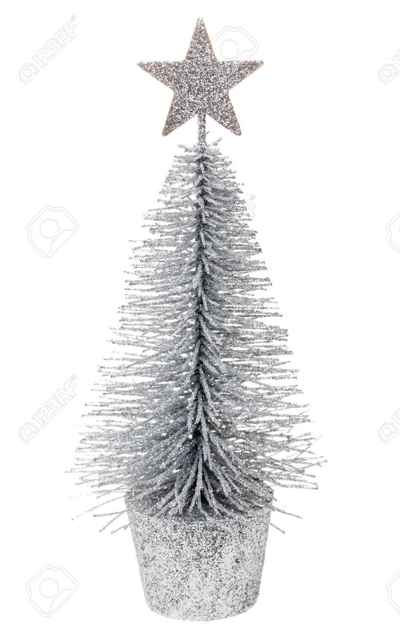 Small Tabletop Christmas Tree On White Background Stock Photo Picture And Royalty Free Image Image 48960839