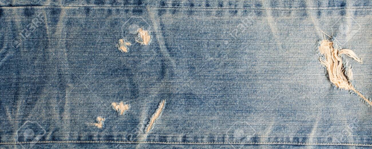 torn denim jeans