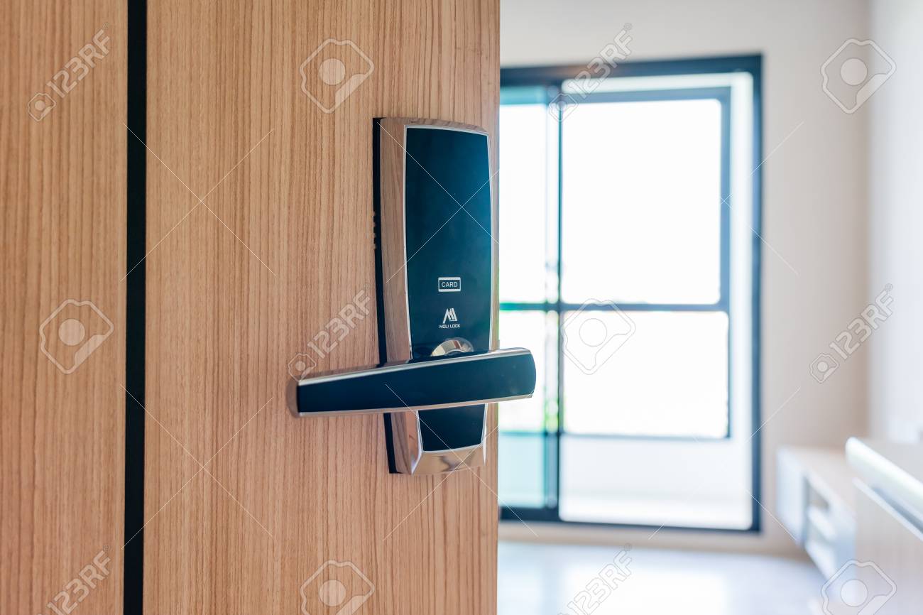 Hotel Or Apartment Bedroom Door Used Digital Door Lock For Access