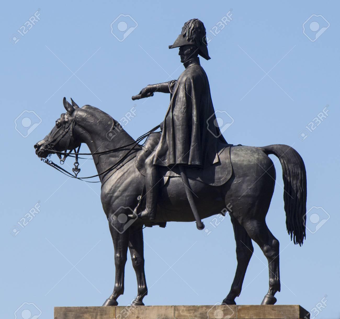 ウェリントン公爵の銅像 の写真素材 画像素材 Image