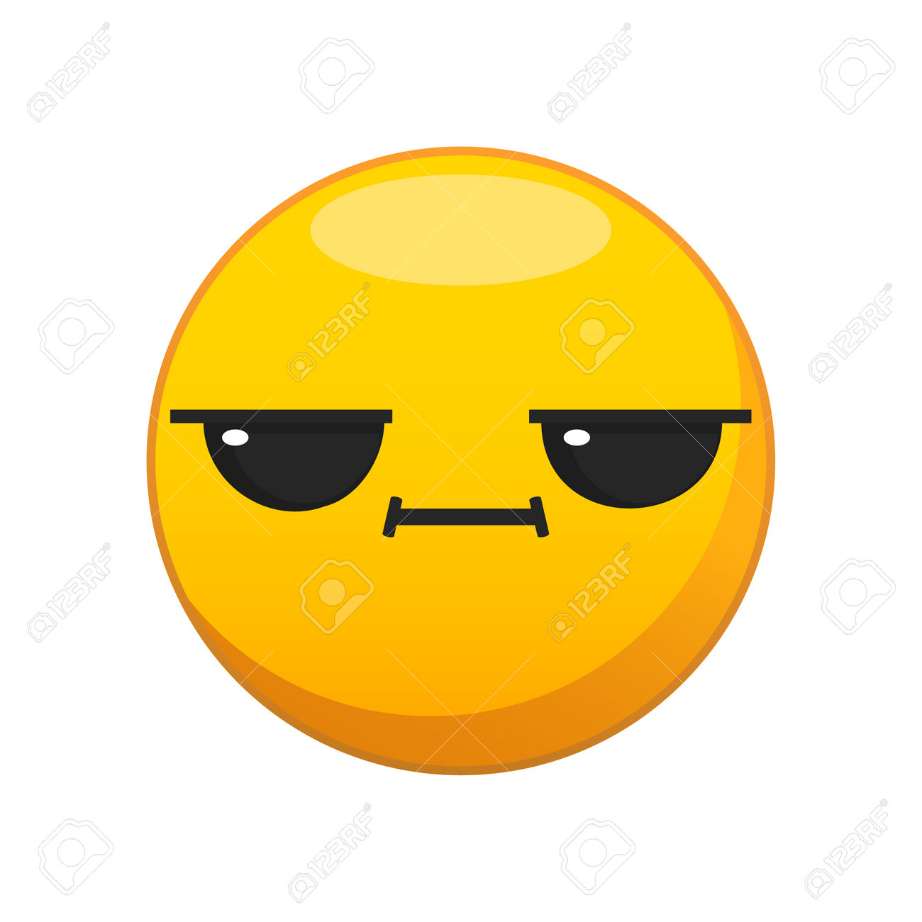 Illustration Of Bored Face. Emoji For A Chat. Royalty Free SVG, Cliparts,  Vectors, and Stock Illustration. Image 193308787.