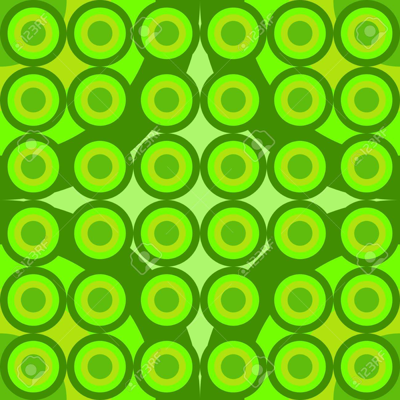 green circles pattern background green circles