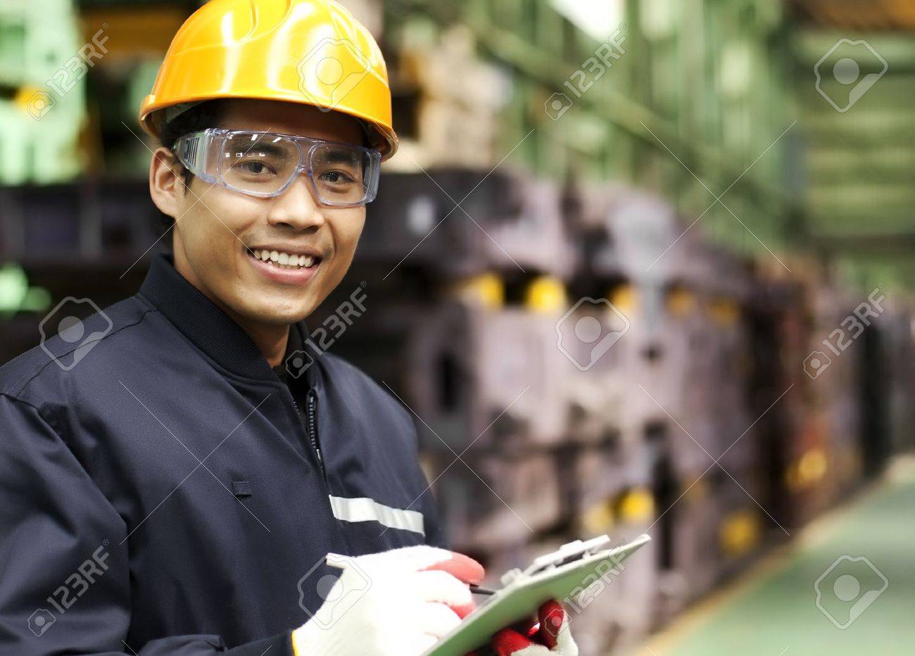 Portrait asian engineer smiling - 19838579 Portrait asian engineer smiling - 19838579