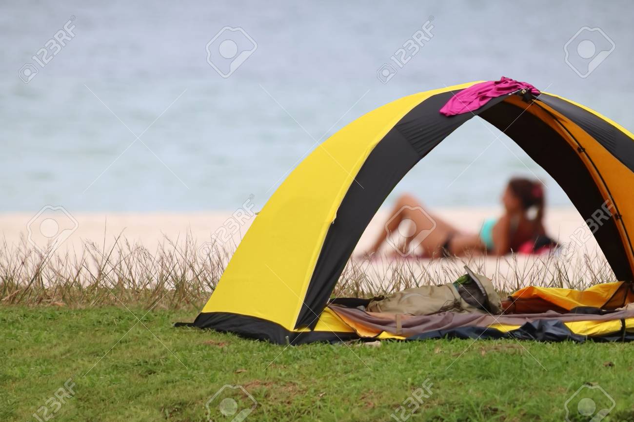 Camping Teen Daughter
