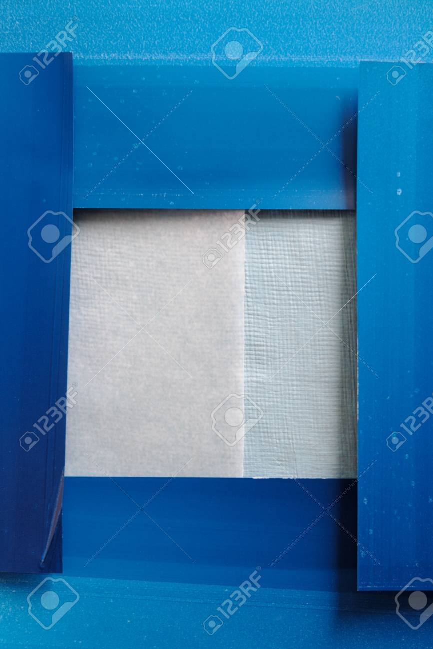 collage of printer blotting paper with textured papers photo collage printer