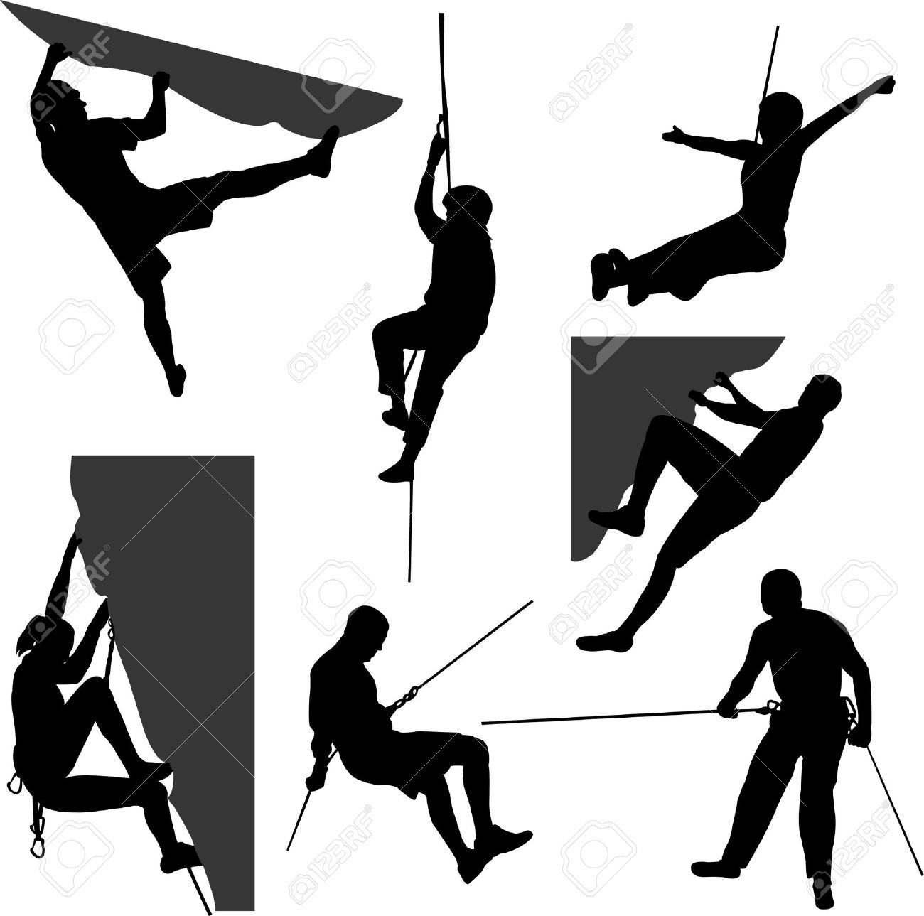 Rock Climbing - Vector Royalty Free SVG, Cliparts, Vectors, and Stock  Illustration. Image 4880533.