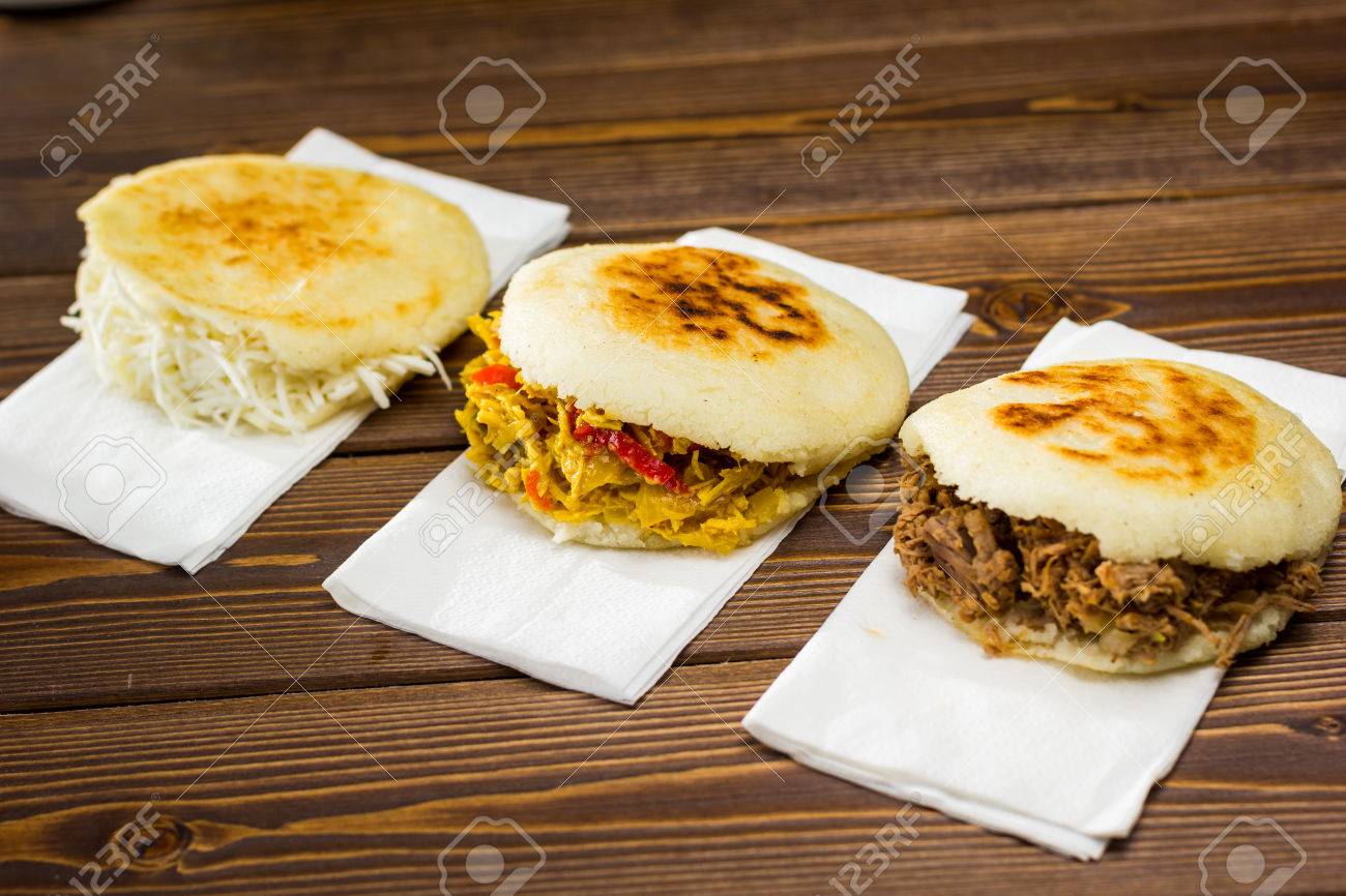 venezuelan typical food arepa stock photo picture and royalty free