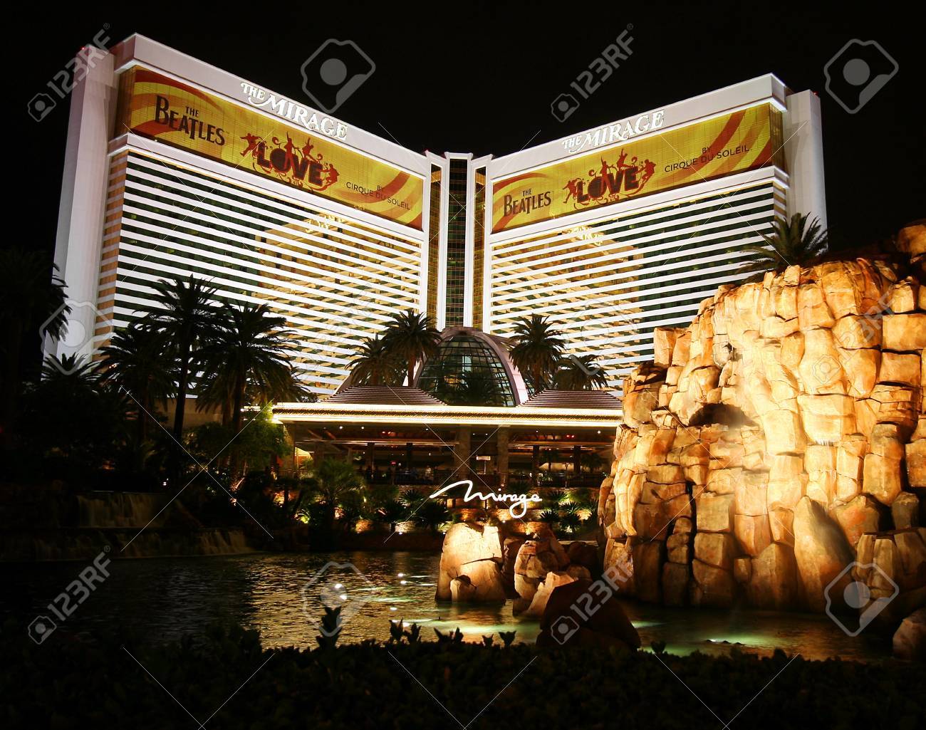 The Mirage on the Strip in Las Vegas, Nevada, taken December 28, 2010. - 8632144 The Mirage on the Strip in Las Vegas, Nevada, taken December 28, 2010. - 8632144