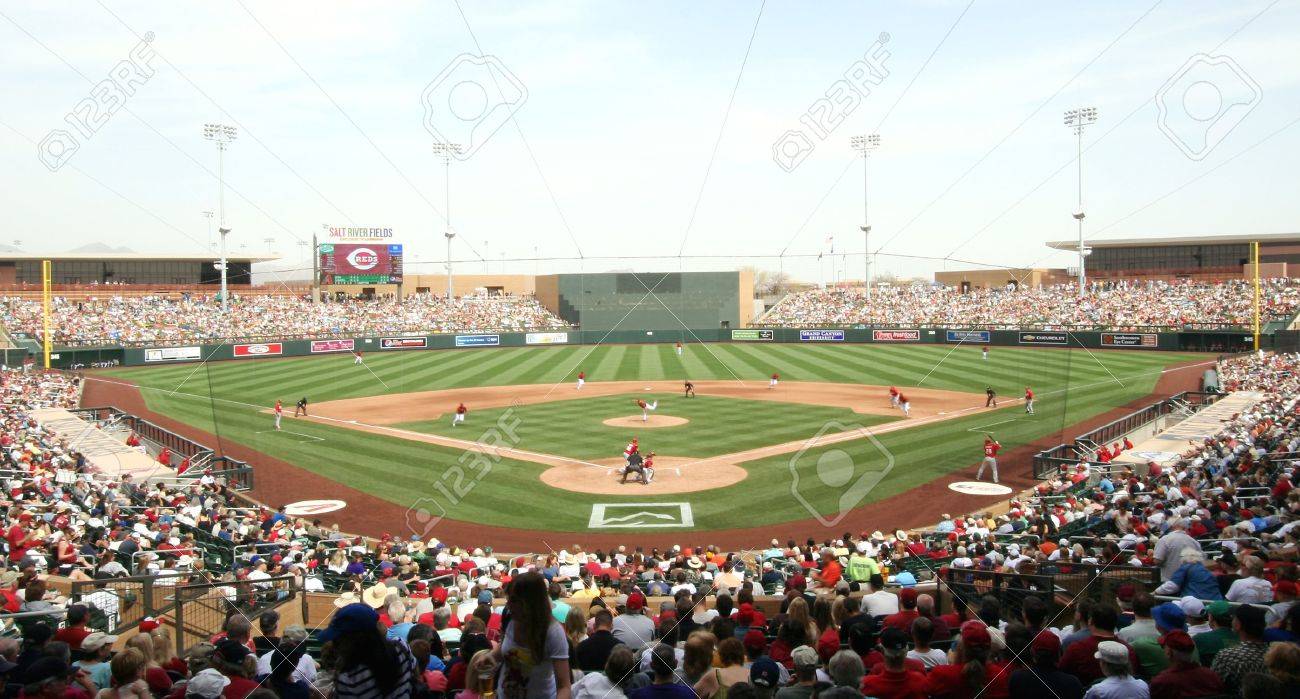 Arizona Diamondbacks in a 2011 Spring Training game against the Cincinnati Reds at Salt River Fields Facility at Talking Stick, Scottsdale, on March 19, 2011 - 9433574 Arizona Diamondbacks in a 2011 Spring Training game against the Cincinnati Reds at Salt River Fields Facility at Talking Stick, Scottsdale, on March 19, 2011 - 9433574