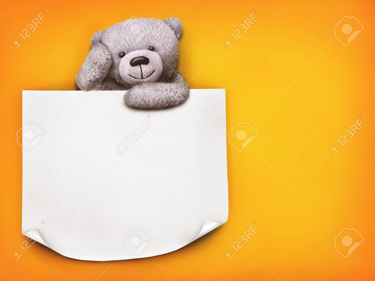teddy bear with message